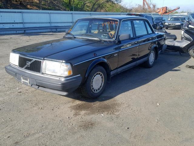 YV1AX8841K1356325 - 1989 VOLVO 244 DL BLUE photo 2