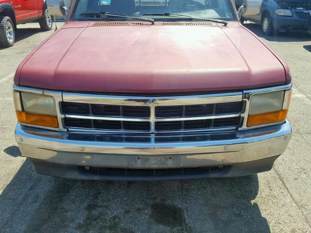 1B7FL26X8NS593023 - 1992 DODGE DAKOTA RED photo 9