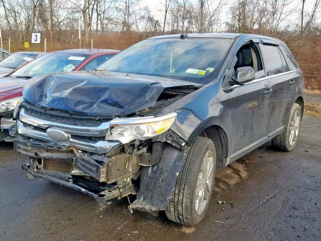 2FMDK4KC9BBB63852 - 2011 FORD EDGE LIMIT BLACK photo 2