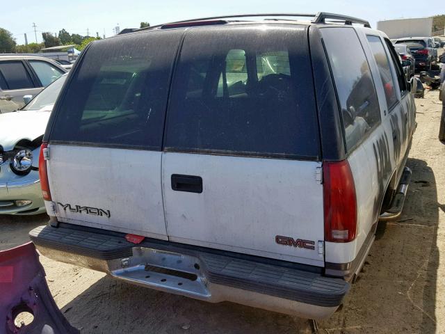 1GKEK13R6WJ708096 - 1998 GMC YUKON WHITE photo 4