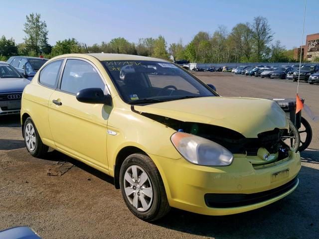 KMHCM36C69U118995 - 2009 HYUNDAI ACCENT GS YELLOW photo 1