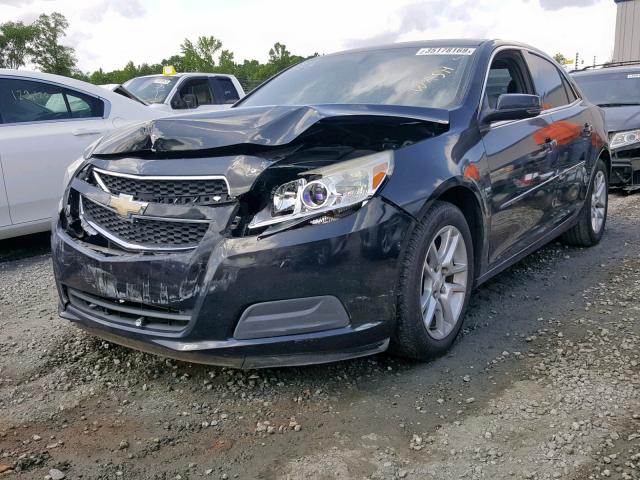 1G11C5SAXDF210406 - 2013 CHEVROLET MALIBU 1LT შავი ფოტო 2