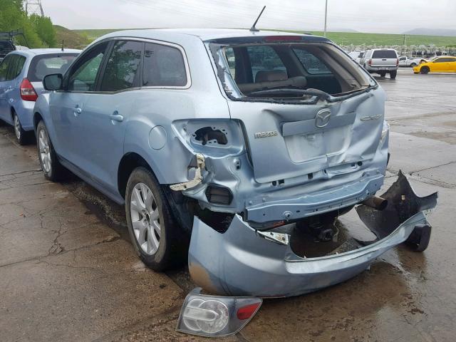 JM3ER29L790227940 - 2009 MAZDA CX-7 BLUE photo 3