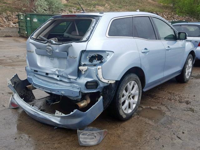 JM3ER29L790227940 - 2009 MAZDA CX-7 BLUE photo 4