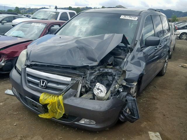 5FNRL38897B075947 - 2007 HONDA ODYSSEY TO CHARCOAL photo 2