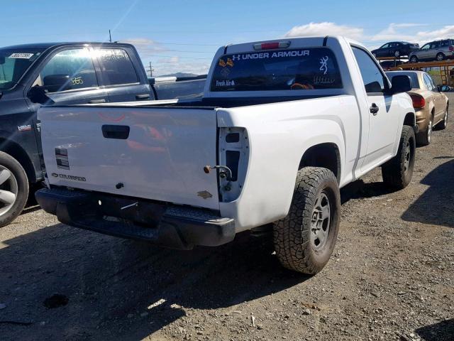 1GCHTBD95A8135167 - 2010 CHEVROLET COLORADO WHITE photo 4