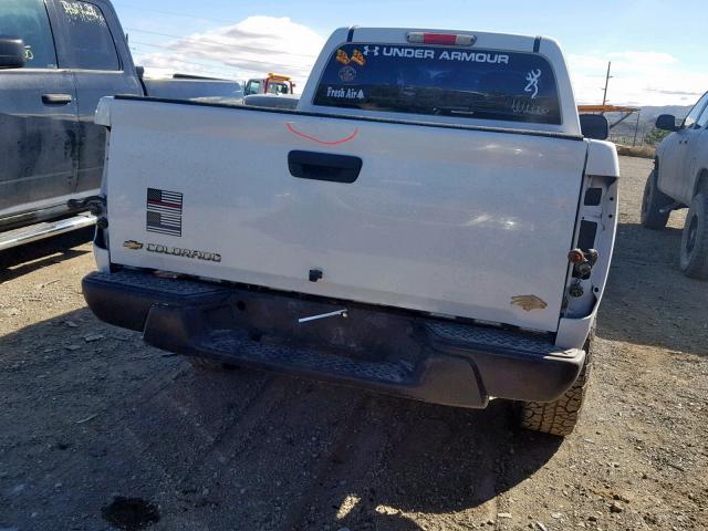 1GCHTBD95A8135167 - 2010 CHEVROLET COLORADO WHITE photo 6