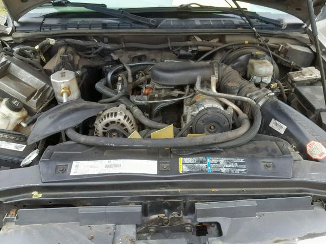 1GTCS19X238272133 - 2003 GMC SONOMA BROWN photo 7