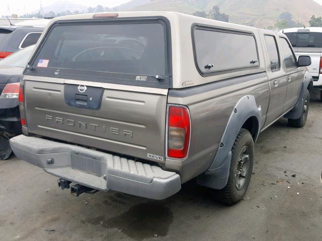 1N6ED29XX3C453063 - 2003 NISSAN FRONTIER C GOLD photo 4