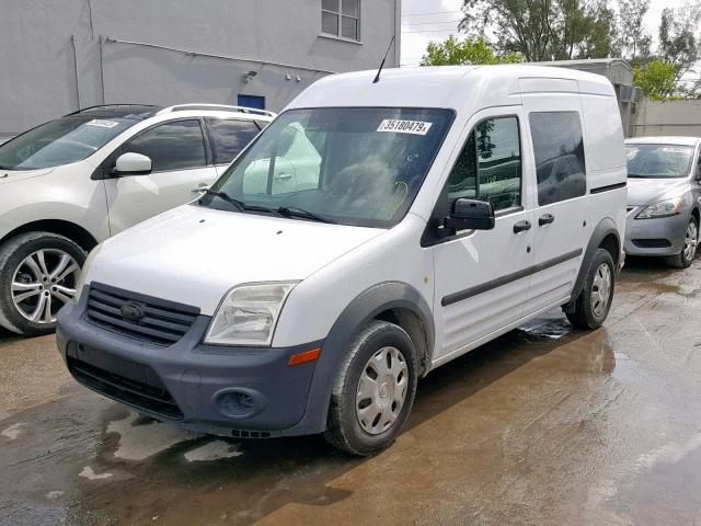 NM0LS6AN9BT061429 - 2011 FORD TRANSIT CO WHITE photo 2