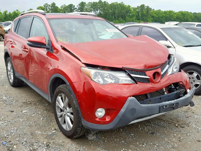 2T3YFREV8FW215267 - 2015 TOYOTA RAV4 LIMIT RED photo 1