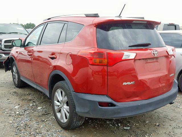 2T3YFREV8FW215267 - 2015 TOYOTA RAV4 LIMIT RED photo 3