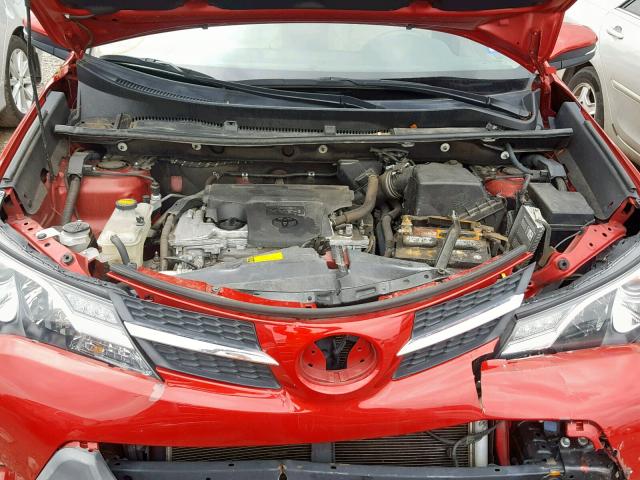 2T3YFREV8FW215267 - 2015 TOYOTA RAV4 LIMIT RED photo 7