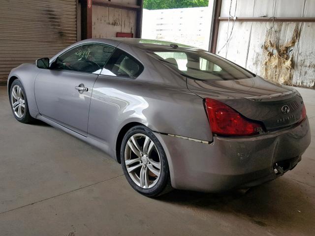 JNKCV64E08M114137 - 2008 INFINITI G37 BASE GRAY photo 3