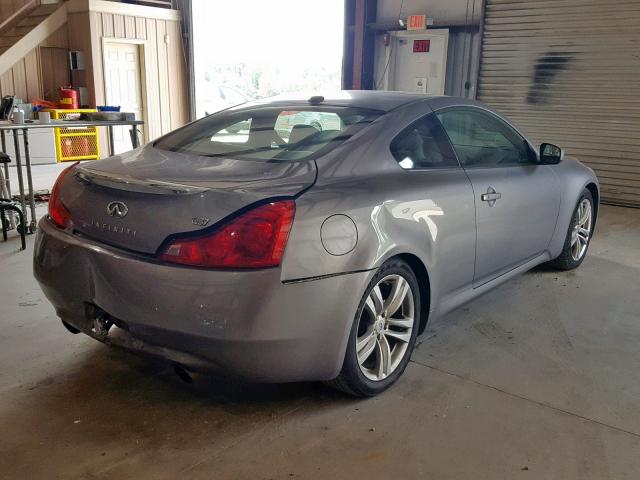 JNKCV64E08M114137 - 2008 INFINITI G37 BASE GRAY photo 4