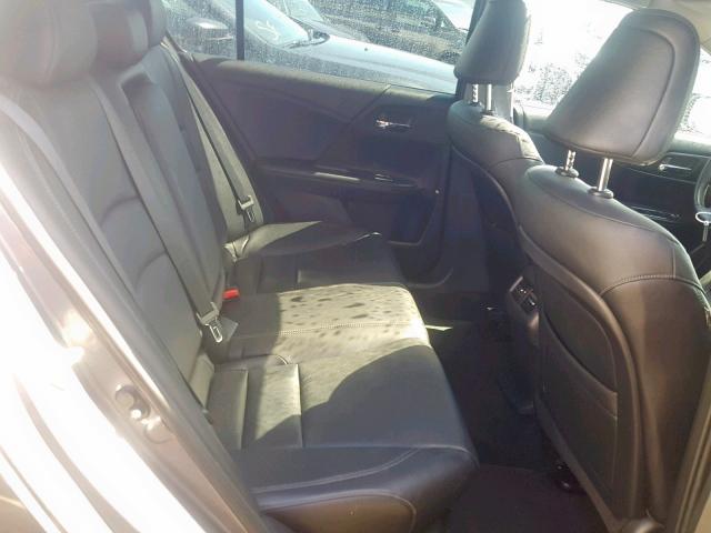 1HGCR2F85EA039536 - 2014 HONDA ACCORD EXL GRAY photo 6