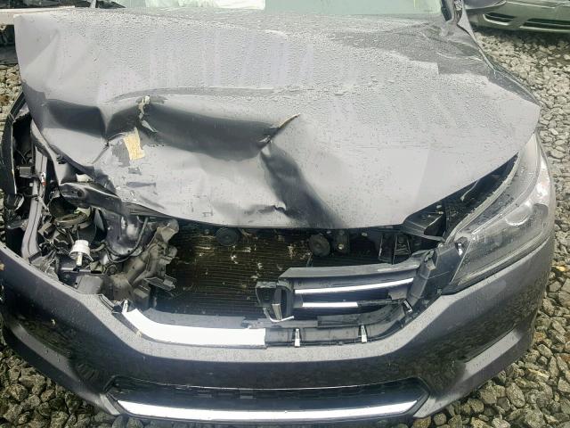 1HGCR2F85EA039536 - 2014 HONDA ACCORD EXL GRAY photo 7