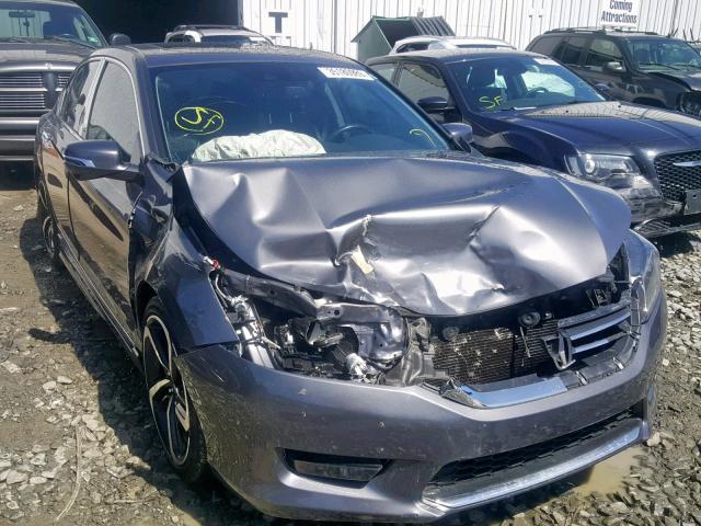 1HGCR2F85EA039536 - 2014 HONDA ACCORD EXL GRAY photo 9