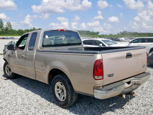 1FTDX1768VNB21494 - 1997 FORD F150 GOLD photo 3