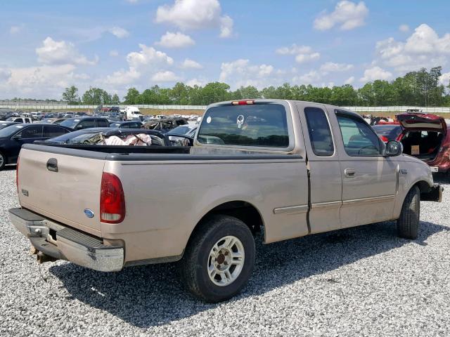 1FTDX1768VNB21494 - 1997 FORD F150 GOLD photo 4