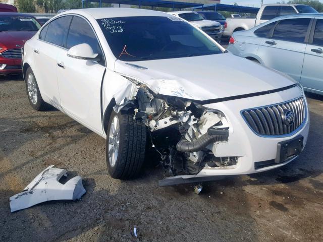 2G4GS5ER0D9235759 - 2013 BUICK REGAL PREM WHITE photo 1