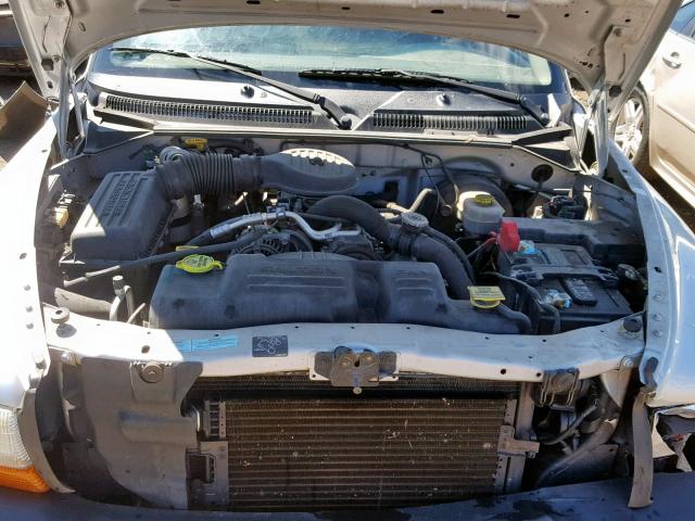 1B7FL26X61S134020 - 2001 DODGE DAKOTA SILVER photo 7