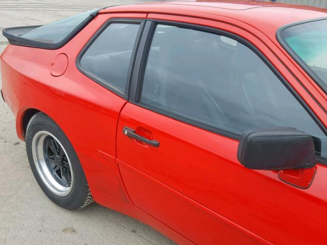 WP0AA0948GN453349 - 1986 PORSCHE 944 RED photo 10