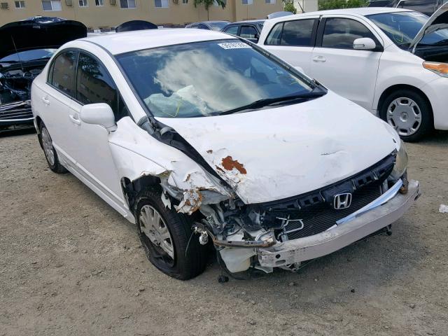 2HGFA16319H334398 - 2009 HONDA CIVIC VP WHITE photo 1