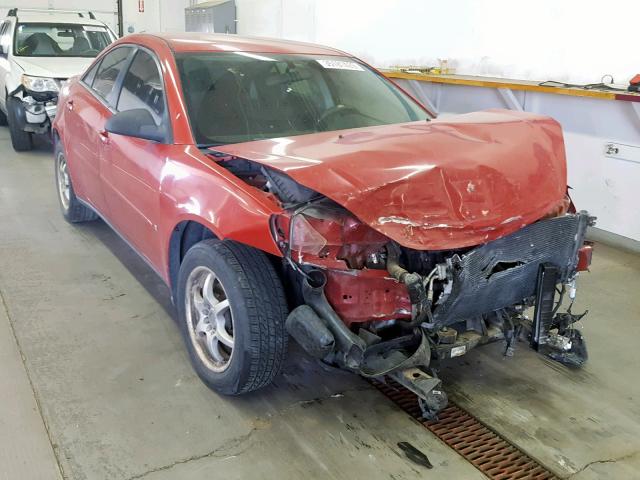 1G2ZF55B464177881 - 2006 PONTIAC G6 SE RED photo 1