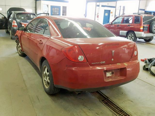 1G2ZF55B464177881 - 2006 PONTIAC G6 SE RED photo 3