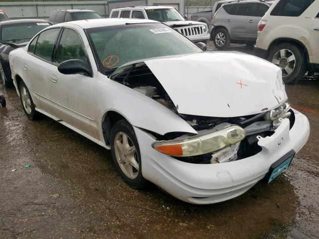 1G3NF52E8YC382301 - 2000 OLDSMOBILE ALERO GLS WHITE photo 1