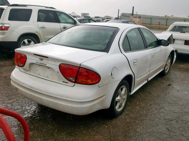 1G3NF52E8YC382301 - 2000 OLDSMOBILE ALERO GLS WHITE photo 4