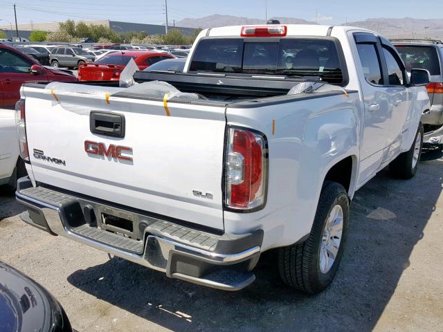 1GTG5BE37F1195726 - 2015 GMC CANYON SLE WHITE photo 4