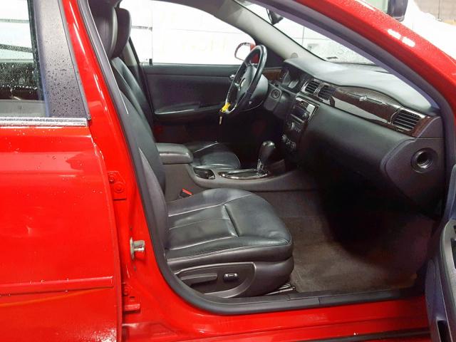 2G1WC5E3XC1202914 - 2012 CHEVROLET IMPALA LTZ RED photo 5