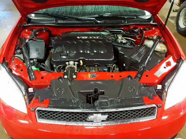 2G1WC5E3XC1202914 - 2012 CHEVROLET IMPALA LTZ RED photo 7