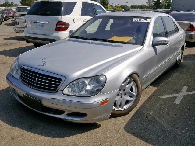 WDBNG75J53A316843 - 2003 MERCEDES-BENZ S 500 SILVER photo 2