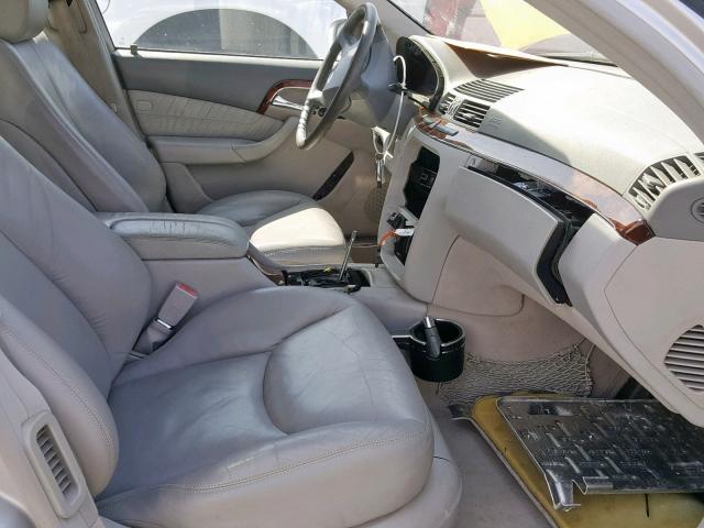 WDBNG75J53A316843 - 2003 MERCEDES-BENZ S 500 SILVER photo 5