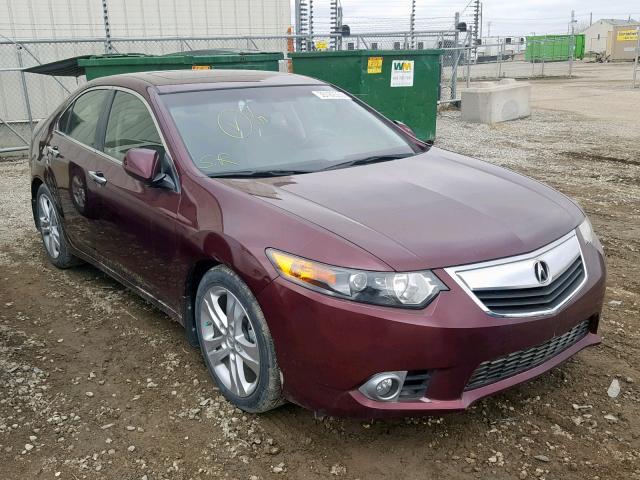 JH4CU4F69CC800091 - 2012 ACURA TSX TECH BURGUNDY photo 1