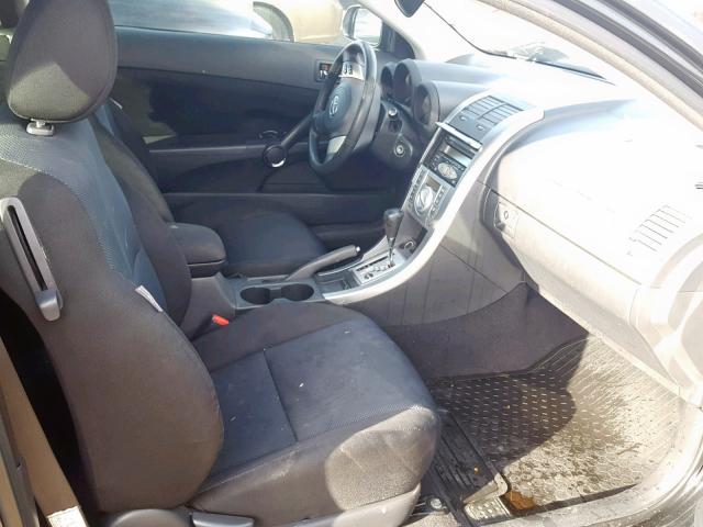 JTKDE167470159622 - 2007 TOYOTA SCION TC შავი ფოტო 5