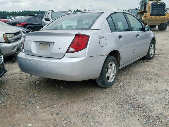 1G8AG52F34Z211610 - 2004 SATURN ION LEVEL GRAY photo 4