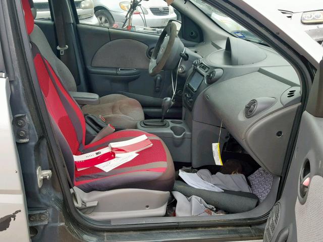 1G8AG52F34Z211610 - 2004 SATURN ION LEVEL GRAY photo 5