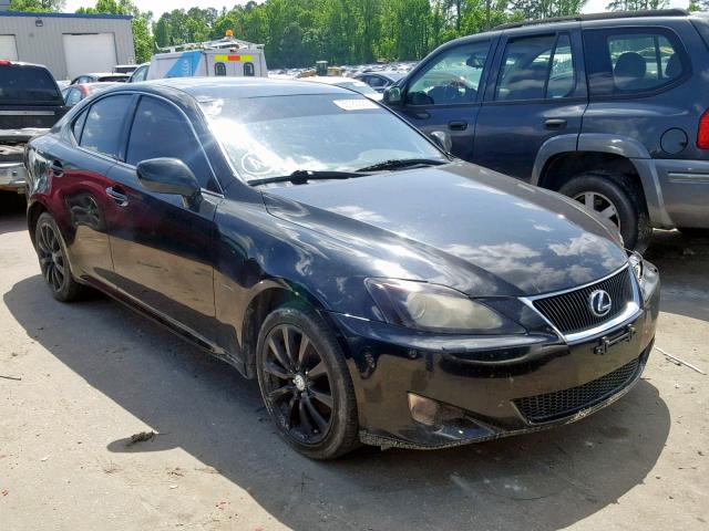 JTHCK262572011939 - 2007 LEXUS IS 250 BLACK photo 1