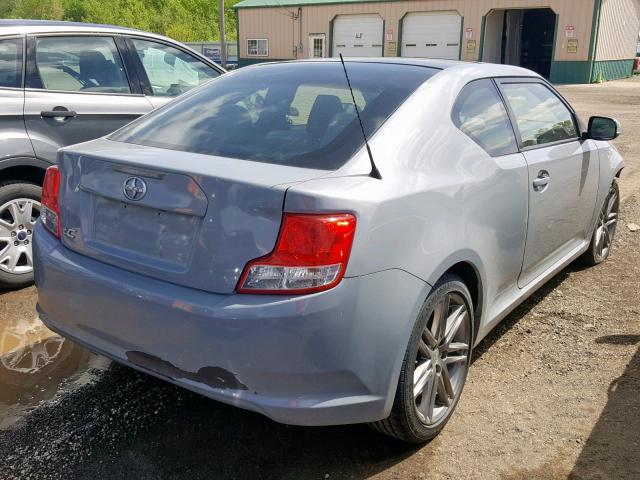 JTKJF5C7XD3049650 - 2013 TOYOTA SCION TC BLUE photo 4