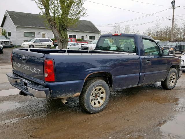 3GCEC14X36G176829 - 2006 CHEVROLET SILVERADO BLUE photo 4