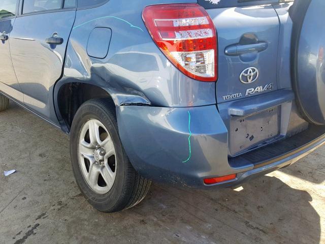 2T3ZF4DV7AW018110 - 2010 TOYOTA RAV4 BLUE photo 9