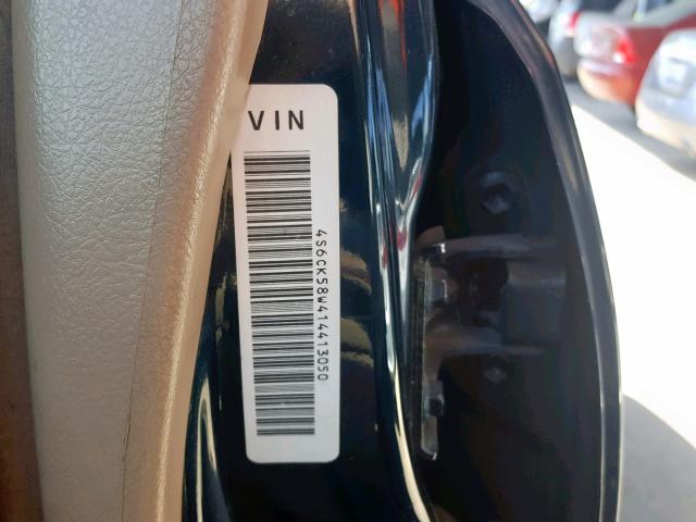 4S6CK58W414413050 - 2001 HONDA PASSPORT E მწვანე ფოტო 10