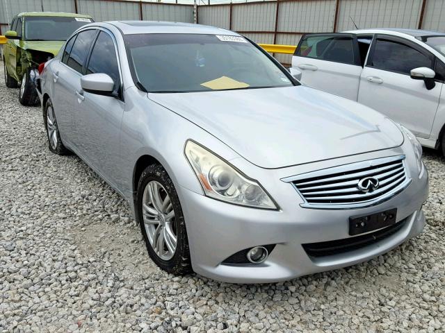 JN1CV6AP5DM718500 - 2013 INFINITI G37 BASE SILVER photo 1