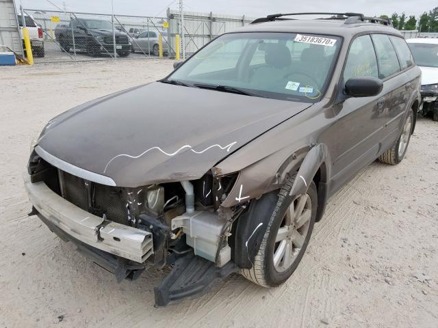 4S4BP61C387351676 - 2008 SUBARU OUTBACK 2.5I  photo 2