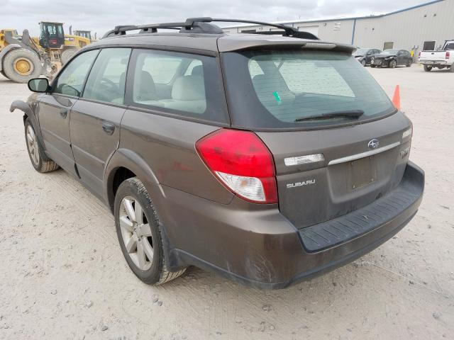 4S4BP61C387351676 - 2008 SUBARU OUTBACK 2.5I  photo 3