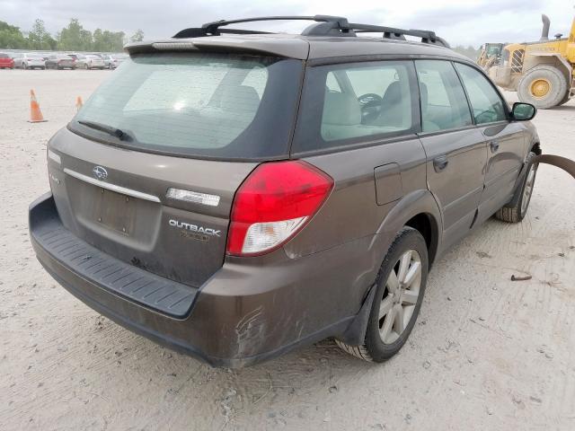 4S4BP61C387351676 - 2008 SUBARU OUTBACK 2.5I  photo 4